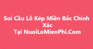 soi cầu lô kép miền bắc
